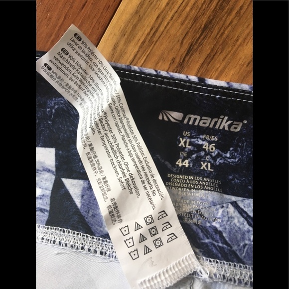 Marika Rock Geometric Print Capri Legging XL - Picture 7 of 8